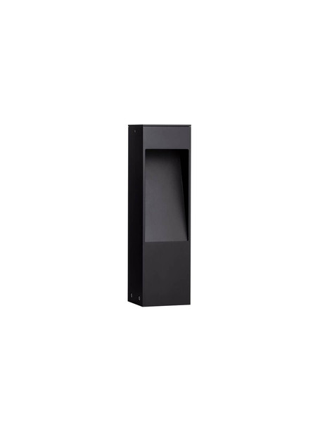 Nova Luce LED Sockelleuchte Maddi 7W warmweiss 3000K IP65 salzwasserfest Schwarz Aluminium 30cm 9030903