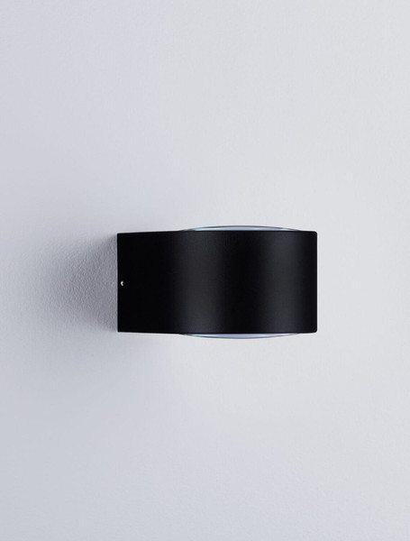 Nova Luce LED Außen-Wandleuchte Opera 11W warmweiss 3000K IP54 salzwasserfest Anthrazit Aluminium 11x10cm 9030937