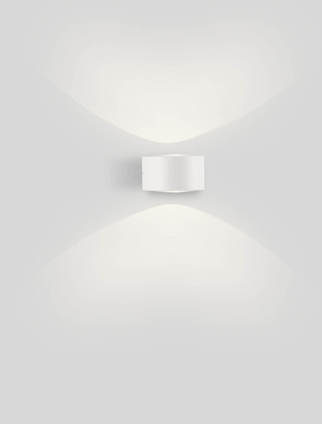 Nova Luce LED Außen-Wandleuchte Opera 11W warmweiss 3000K IP54 salzwasserfest Weiß Aluminium 11x10cm 9030939