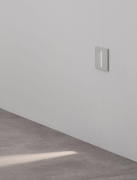 Nova Luce LED Wandeinbauleuchte Aizen 3W warmweiss 3000K IP65 Weiß Aluminium 7x6,5cm 9050709