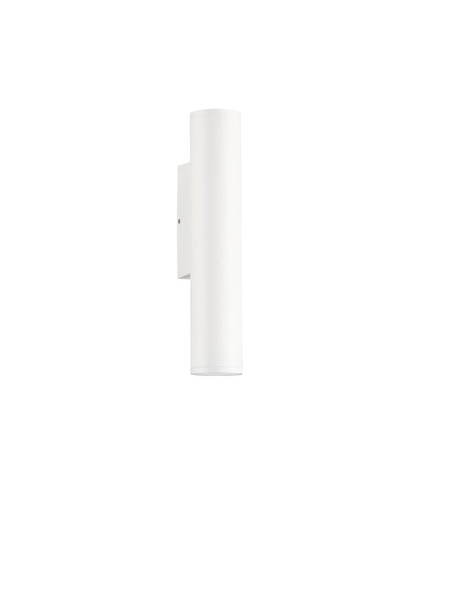 Nova Luce LED Außen-Wandleuchte Torrin 3W warmweiss 2700K IP65 salzwasserfest Weiß Aluminium Ø4,5cm 9050717