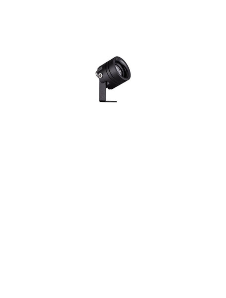 Nova Luce LED Akzentleuchte Sento schwenkbar 3W warmweiss 2700K IP65 salzwasserfest Schwarz Aluminium Ø3,5cm 9050732