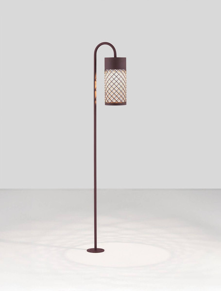 Nova Luce LED Wegeleuchte Motley 9W warmweiss 3000K IP65 salzwasserfest Cortenstahl Aluminium 100cm 9060231