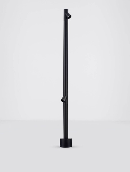Nova Luce LED Wegeleuchte Lord drehbar 8W warmweiss 3000K IP65 salzwasserfest Schwarz Aluminium 90cm 9060248