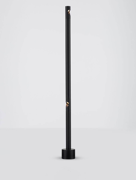 Nova Luce LED Wegeleuchte Luxor drehbar 8W warmweiss 3000K IP65 salzwasserfest Schwarz Aluminium 90cm 9060250