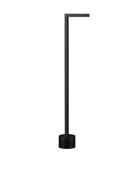 Nova Luce LED Wegeleuchte Pipe 4W warmweiss 3000K IP65 salzwasserfest Schwarz Aluminium 65cm 9060263