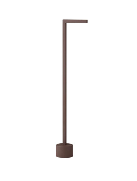 Nova Luce LED Wegeleuchte Pipe 4W warmweiss 3000K IP65 salzwasserfest Cortenstahl Aluminium 65cm 9060264