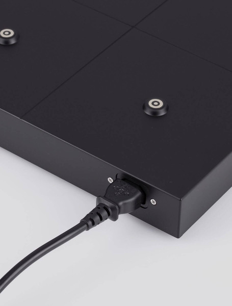 Nova Luce Ladestation für 6 Akku-Leuchten Puk IP67 Schwarz 46x33cm 9136405