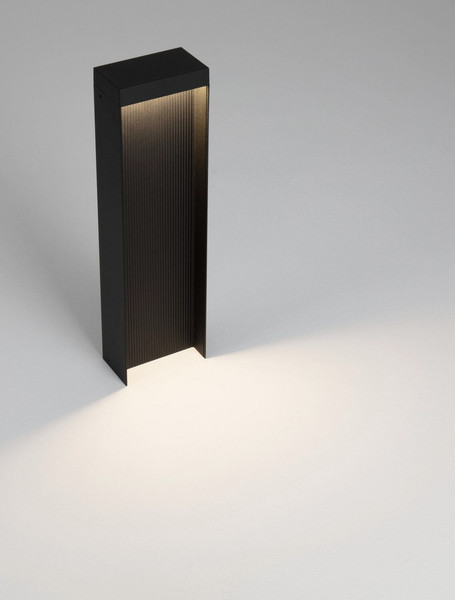 Nova Luce LED Wegeleuchte Alley 8W warmweiss 3000K IP65 salzwasserfest Anthrazit Aluminium 50cm 9136423