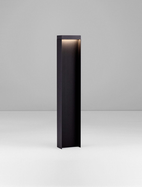 Nova Luce LED Wegeleuchte Alley 8W warmweiss 3000K IP65 salzwasserfest Anthrazit Aluminium 70cm 9136424