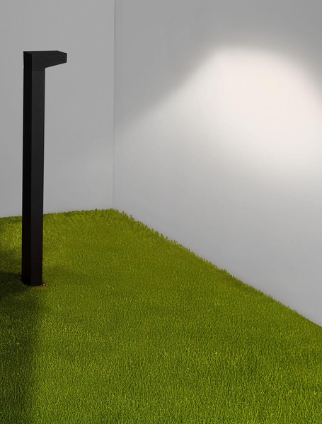 Nova Luce LED Wegeleuchte Rob 13W warmweiss 3000K IP65 salzwasserfest Schwarz Aluminium 90cm 9136430
