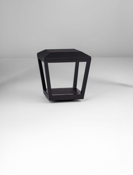 Nova Luce LED Sockelleuchte Opu 24W warmweiss 3000K IP65 salzwasserfest Anthrazit Aluminium 26cm 9136448