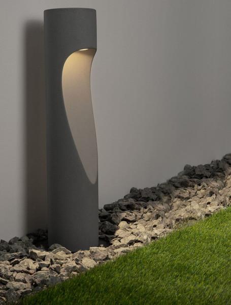 Nova Luce LED Wegeleuchte Nodino 6W warmweiss 3000K IP65 salzwasserfest Grau Beton 50cm 9186705