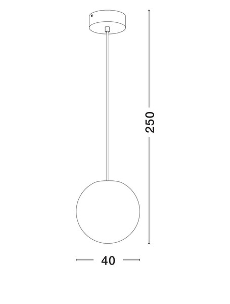 Nova Luce Außen-Pendelleuchte Moon E27 IP65 salzwasserfest Weiß Ø40cm 9186713