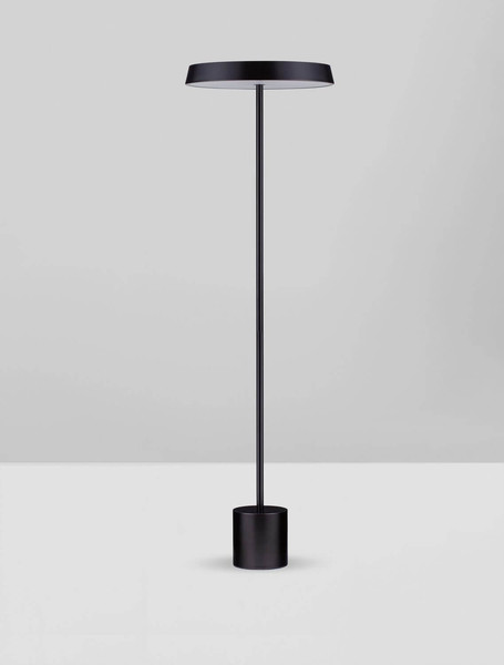 Nova Luce LED Stehleuchte Vetro 33W warmweiss 3000K Schwarz Aluminium 136cm 9223419