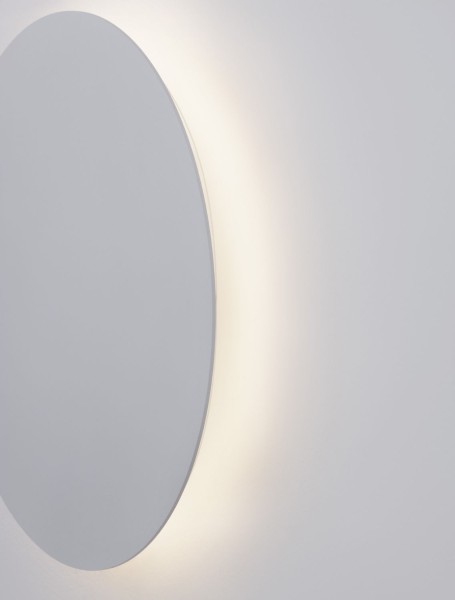 Nova Luce CYRCLE LED Wandleuchte Weiß 22,5W Warmweiss 30x3,2x30cm 9248152