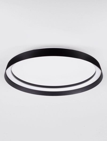 Nova Luce LED Deckenleuchte Ormi dimmbar 38W CCT warm-/neutralweiss 2700/3000/4000K Schwarz Aluminium Ø45cm 9345695