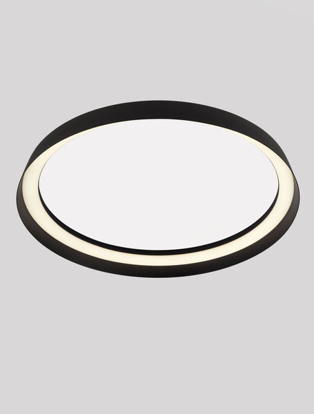 Nova Luce LED Deckenleuchte Ormi dimmbar 38W CCT warm-/neutralweiss 2700/3000/4000K Schwarz Aluminium Ø45cm 9345695