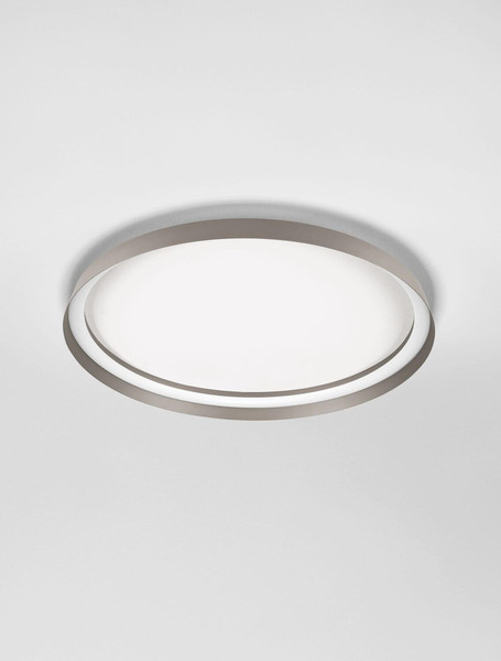 Nova Luce LED Deckenleuchte Ormi dimmbar 48W CCT warm-/neutralweiss 2700/3000/4000K Champagnerbraun Aluminium Ø60cm 9345701