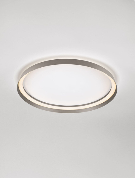 Nova Luce LED Deckenleuchte Ormi dimmbar 48W CCT warm-/neutralweiss 2700/3000/4000K Champagnerbraun Aluminium Ø60cm 9345701