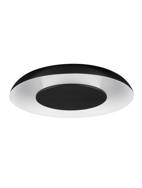 Nova Luce LED Deckenleuchte Epos dimmbar 24W CCT warm-/neutralweiss 2700/3000/4000K Schwarz Weiß Aluminium Ø40cm 9345703