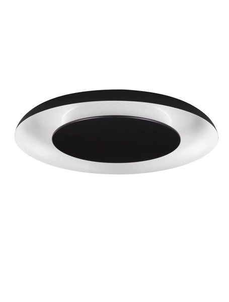 Nova Luce LED Deckenleuchte Epos dimmbar 38W CCT warm-/neutralweiss 2700/3000/4000K Schwarz Weiß Aluminium Ø60cm 9345705
