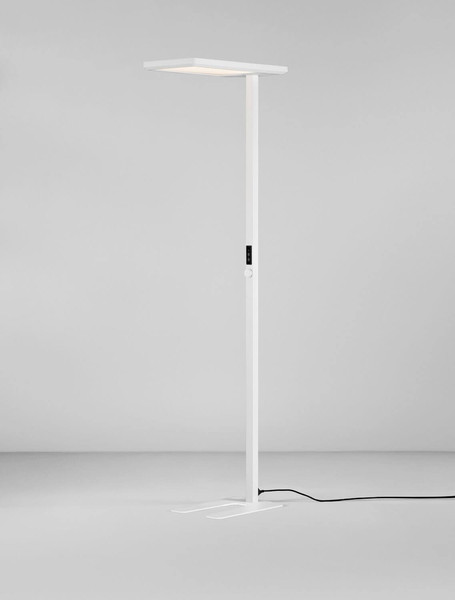 Nova Luce LED Stehleuchte Biolight dimmbar 77W neutralweiss 4000K Bewegungsmelder Weiß Aluminium 198cm 9416978