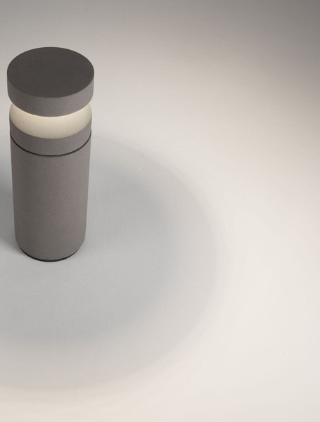Nova Luce LED Wegeleuchte Navy 20W warmweiss 3000K IP65 salzwasserfest Grau Beton 54,5cm 9540225