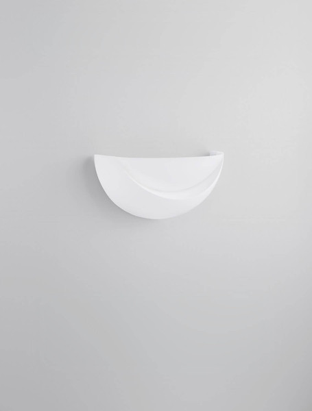 Nova Luce Wandleuchte Alas E14 Weiß Gips 34x17cm 9540231