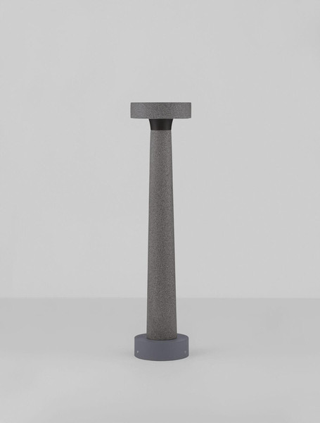 Nova Luce LED Wegeleuchte Cram 5W warmweiss 3000K IP65 salzwasserfest Schwarz Beton 50cm 9540242