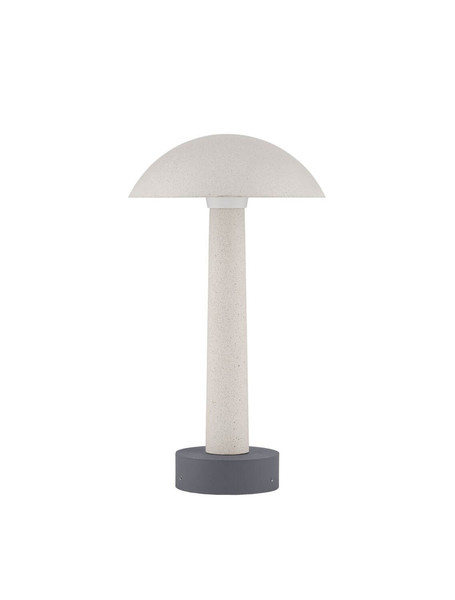 Nova Luce LED Wegeleuchte Tura 7W warmweiss 3000K IP65 salzwasserfest Weiß Beton 35cm 9540268
