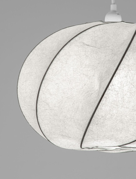 Nova Luce Pendelleuchte Bora E27 Weiß Ø45cm 9586618