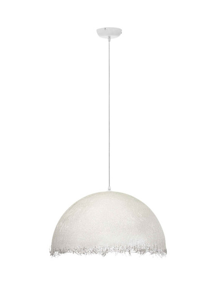 Nova Luce Pendelleuchte Lalu E27 Weiß Ø60cm 9620169