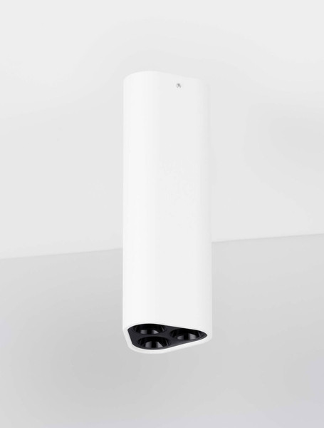 Nova Luce LED Deckenleuchte Etho 6W warmweiss 3000K Weiß Aluminium 15x5cm 9695102