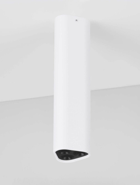 Nova Luce LED Deckenleuchte Etho 6W warmweiss 3000K Weiß Aluminium 20x5cm 9695104