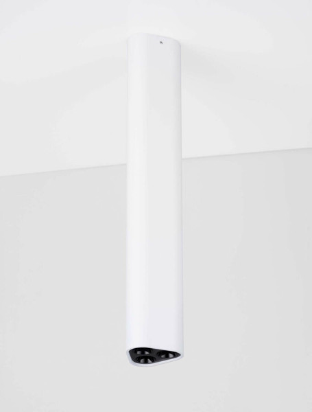 Nova Luce LED Deckenleuchte Etho 6W warmweiss 3000K Weiß Aluminium 30x5cm 9695106