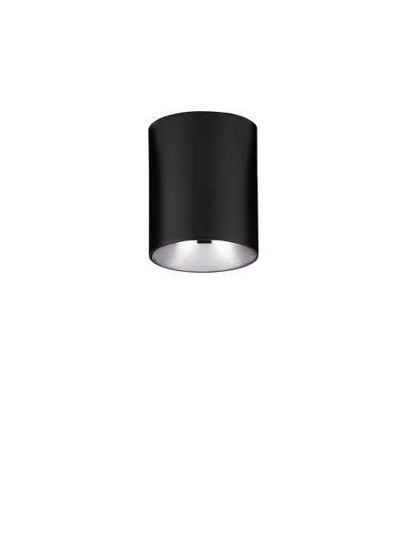 Nova Luce LED Deckenleuchte Aneto 10W warmweiss 3000K Schwarz Aluminium Ø7cm 9695151