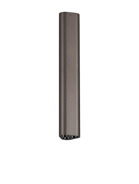 Nova Luce LED Deckenleuchte Etho 6W warmweiss 3000K Schwarz Nickel Aluminium 30x5cm 9695161