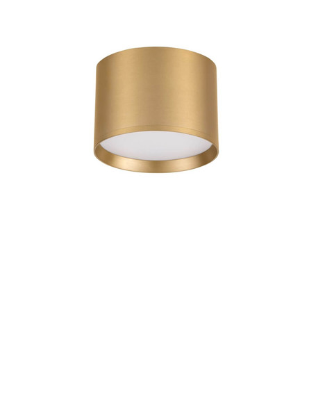 Nova Luce LED Deckenleuchte Ziare 17W warmweiss 3000K Gold Aluminium Ø12cm 9695168