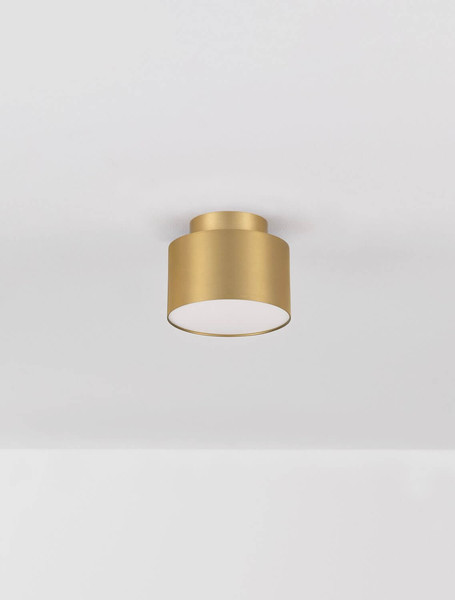 Nova Luce LED Deckenleuchte Ozen 16W warmweiss 3000K Gold Aluminium Ø11cm 9695170