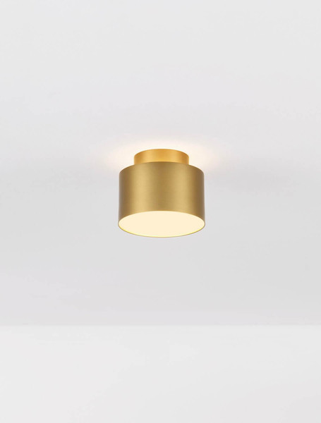 Nova Luce LED Deckenleuchte Ozen 16W warmweiss 3000K Gold Aluminium Ø11cm 9695170