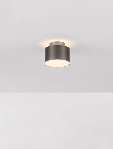 Nova Luce LED Deckenleuchte Ozen 16W warmweiss 3000K Schwarznickel Aluminium Ø11cm 9695171