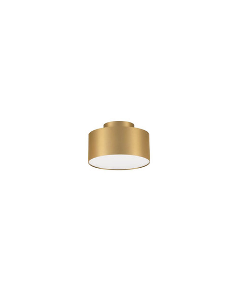 Nova Luce LED Deckenleuchte Ozen 24W warmweiss 3000K Gold Aluminium Ø14cm 9695172