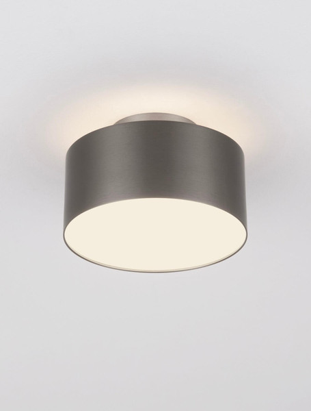 Nova Luce LED Deckenleuchte Ozen 24W warmweiss 3000K Schwarznickel Aluminium Ø14cm 9695173