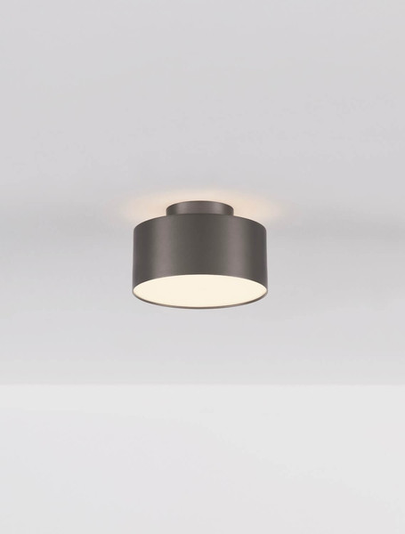 Nova Luce LED Deckenleuchte Ozen 24W warmweiss 3000K Schwarznickel Aluminium Ø14cm 9695173