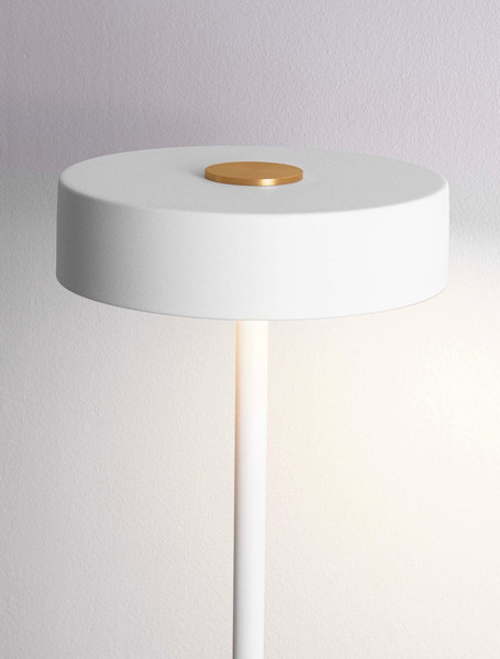 Nova Luce LED Stehleuchte Thea 17W warmweiss 3000K Weiß Metall 135cm 9695293