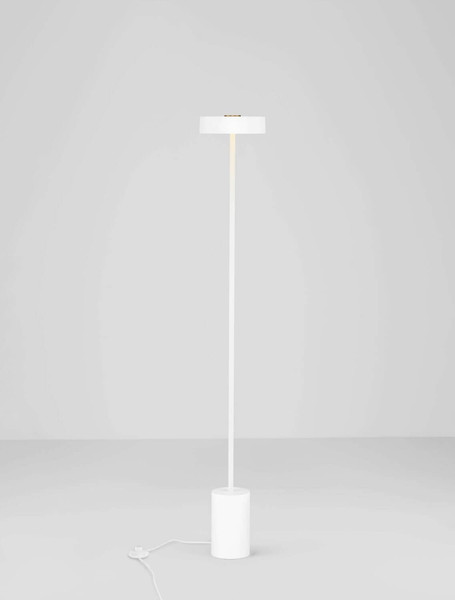 Nova Luce LED Stehleuchte Thea 17W warmweiss 3000K Weiß Metall 135cm 9695293