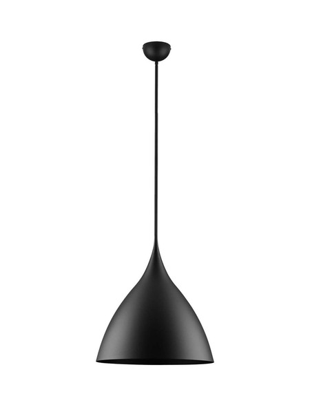 Nova Luce Pendelleuchte Syntopia 3-flammig 3xE27 Schwarz Metall Ø46cm 9695295