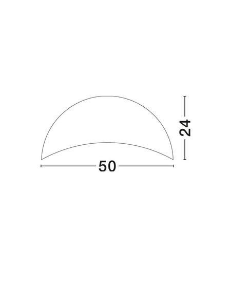 Nova Luce Deckenleuchte Opsi E27 Weiß Metall Ø50cm 9695298