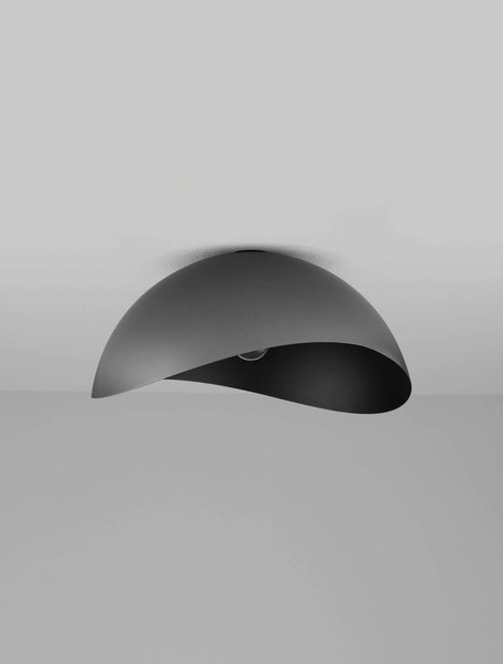 Nova Luce Deckenleuchte Opsi E27 Dunkelgrau Schwarz Metall Ø50cm 9695299